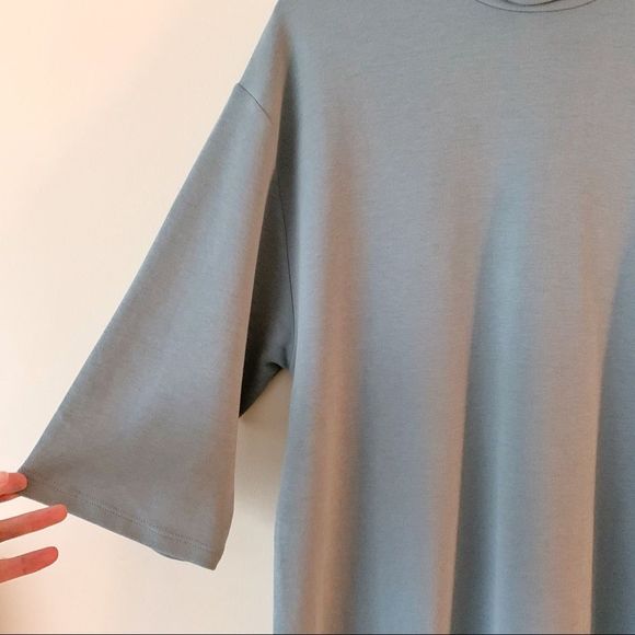 Zara Turtleneck Shift Dress with 3/4 Sleeves - Picture 2 of 8